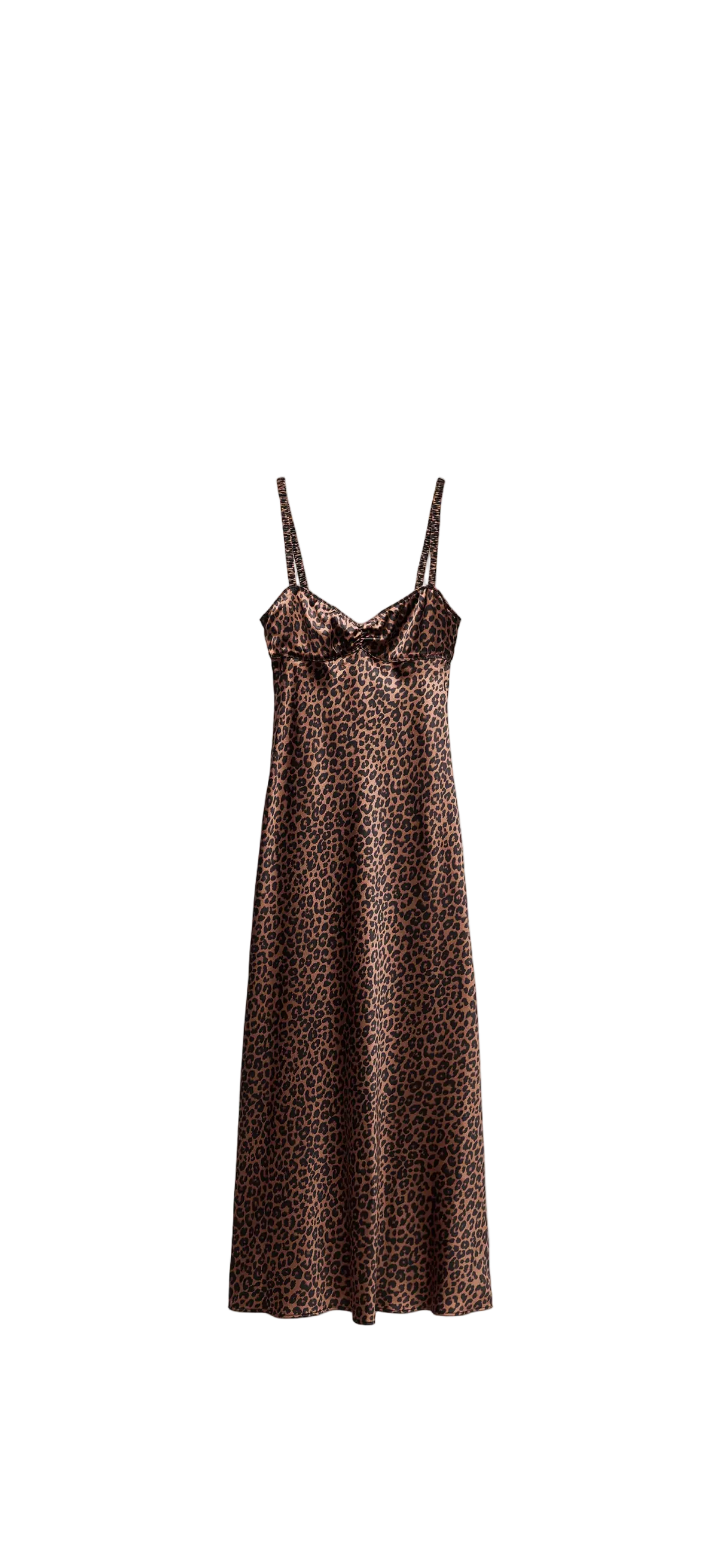 Midnight Satin Midaxi Dress