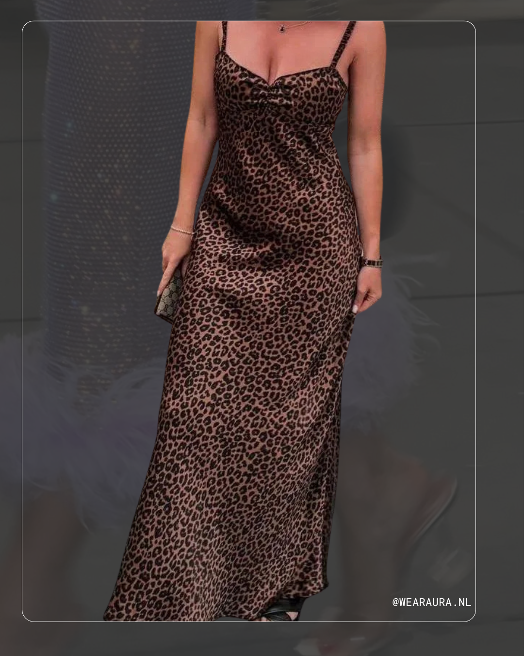 Midnight Satin Midaxi Dress